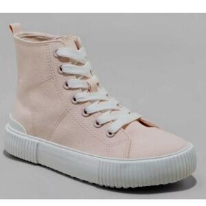 Cat & Jack Girls' Cora Zipper Lace-Up Sneakers